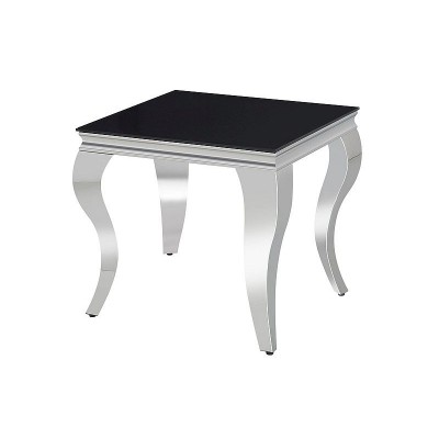 Стол журнальный SIGNAL PRINCE B черный/хром 55/55